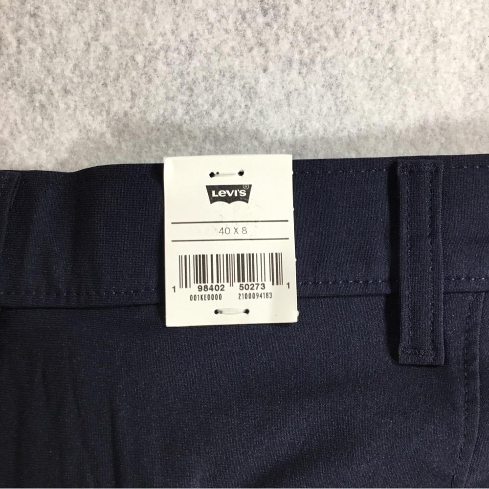 Levi's Men’s Dark Blue Flat Front Shorts SZ 40 X 8 NWT #380 - Picture 9 of 10
